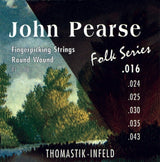 Klassisen kitaran kielet John Pearse Folk Series Light E6 .043rw