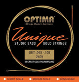 Sähköbasson kielet Unique Studio Gold Strings Sarja (680645)