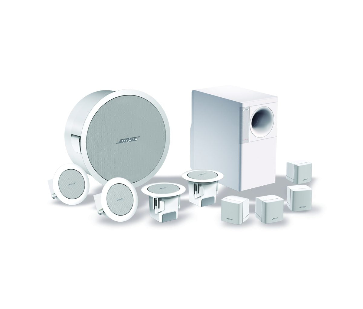 Bose FreeSpace 3 Flush-Mount Satelliitit, valkoinen (pari)