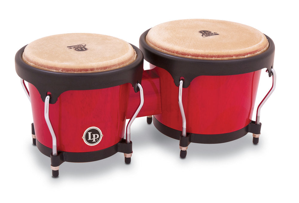 LP Aspire Wood Bongos - Red Wood