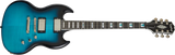 Epiphone SG Prophecy Blue Tiger Aged Gloss