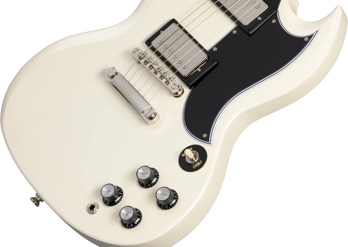 Epiphone 1961 Les Paul SG Standard Incl Hard Case Aged Classic White