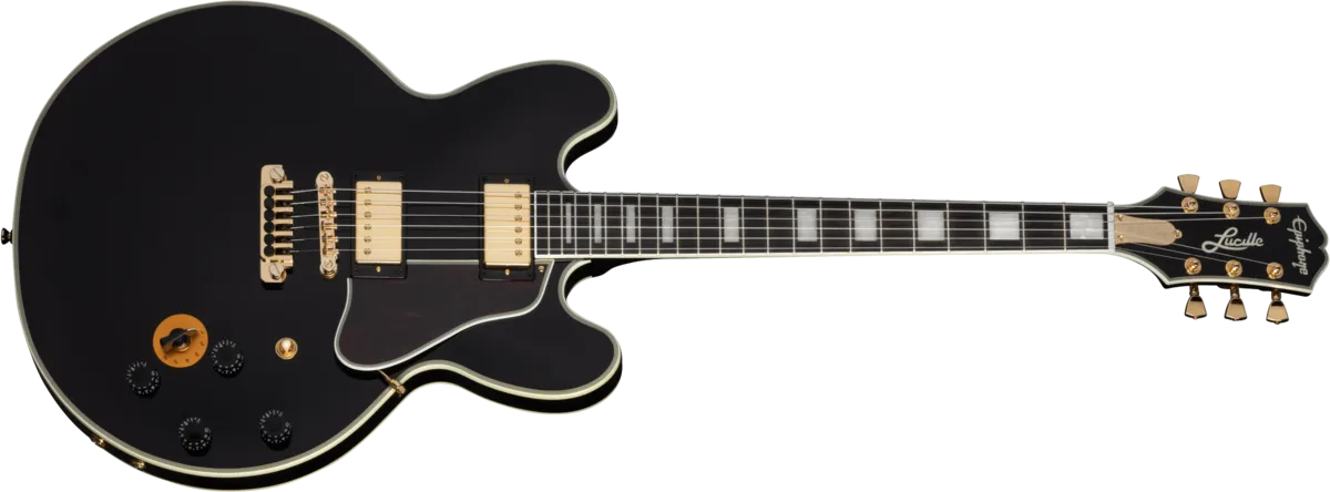 Epiphone BB King Lucille Incl EpiLite Case Ebony