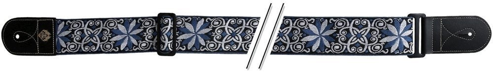 Kitarahihna F&S Folk Jacquard Blue-White