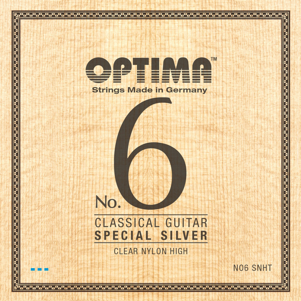 Klassisen kitaran kielet No. 6 Special Silver Sarja Nylon high