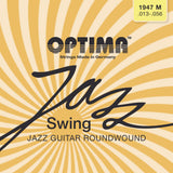Sähkökitaran kielet Jazz Swing Chrome Round Wound Sarja