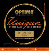 Sähköbasson kielet Unique Studio Gold Strings Sarja