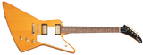 Epiphone 1958 Korina Explorer White Pickguard Aged Natural sähkökitara kotelolla