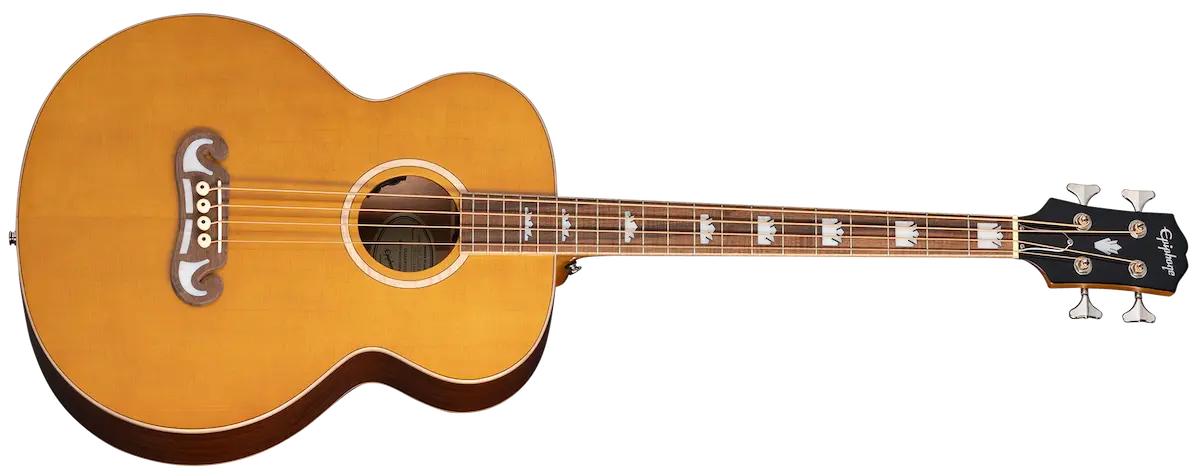 Epiphone El Capitan J200 Studio Bass Fishman Sonitone Agd Natural Gloss