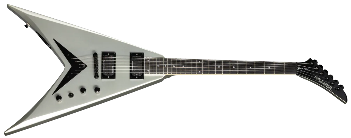 Kramer Dave Mustaine Vanguard Incl Hard Case Silver Metallic