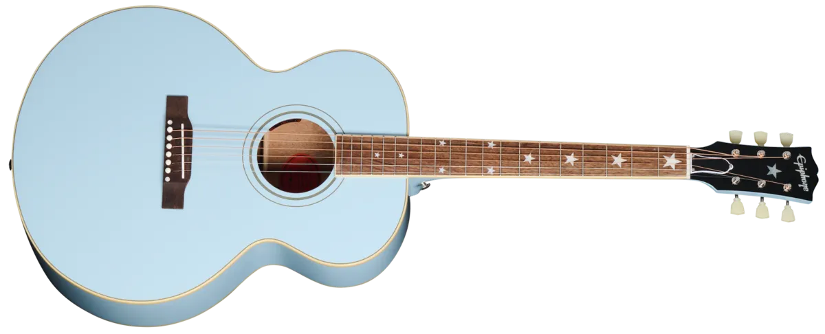 Epiphone J-180 LS (Incl. Hard Case) Frost Blue