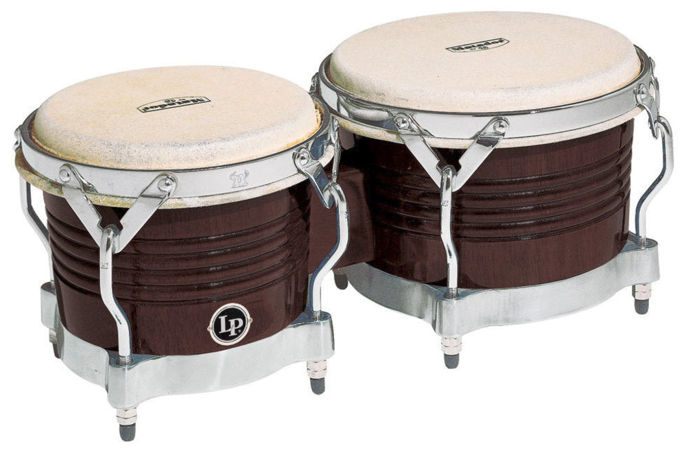 LP Matador Wood Bongos - Dark Wood