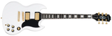 Epiphone SG Custom (2-Hum, Incl. Premium Gig Bag) Alpine White