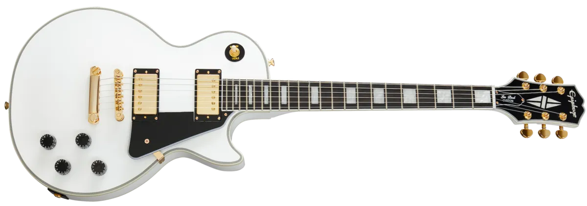 Epiphone Les Paul Custom (Incl. Premium Gig Bag) Alpine White