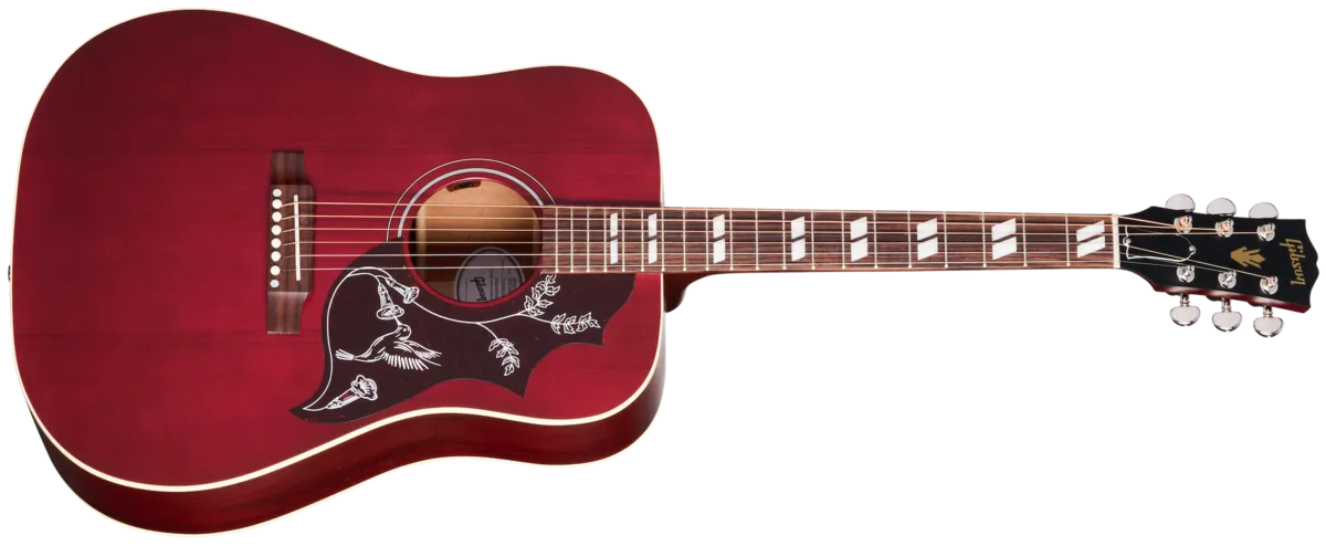 Gibson Hummingbird Special Satin Wine Red