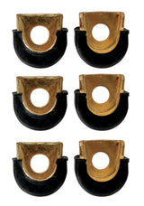 Shell Protectors Conga 5/16" aukko, chrome [6 kpl.]