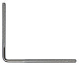 Hardware lisävarusteet & varaosat Perkussiotanko 3/8" - LP328 Sliding Bass Mount L-muoto Kromi