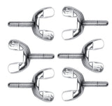 Hardware lisävarusteet & varaosat Siipiruuvi 1/4" x 25 mm - LP290B LP290S LP290S-AIR LP445 Kromi