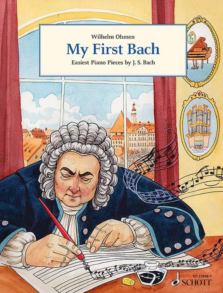 MY FIRST BACH EASIEST PIANO PIECES EDITOR OHMEN