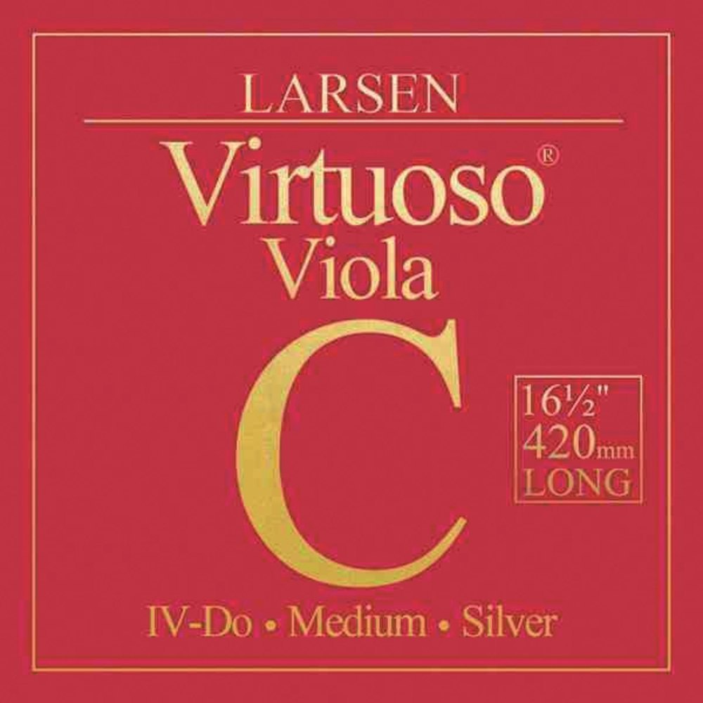 Larsen Strings Virtuoso Alttoviulun C-kieli, Extra-pitkä 420mm Hopea