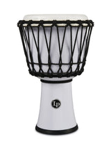 LP World 7" Rope Tuned Circle Djembe - Valkoinen