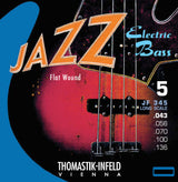Sähköbasson kielet Jazz Bass series nickel flat wound. Hiottu 0.096