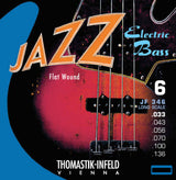 Sähköbasson kielet Jazz Bass series nickel flat wound. Hiottu Sarja, 6-kielinen