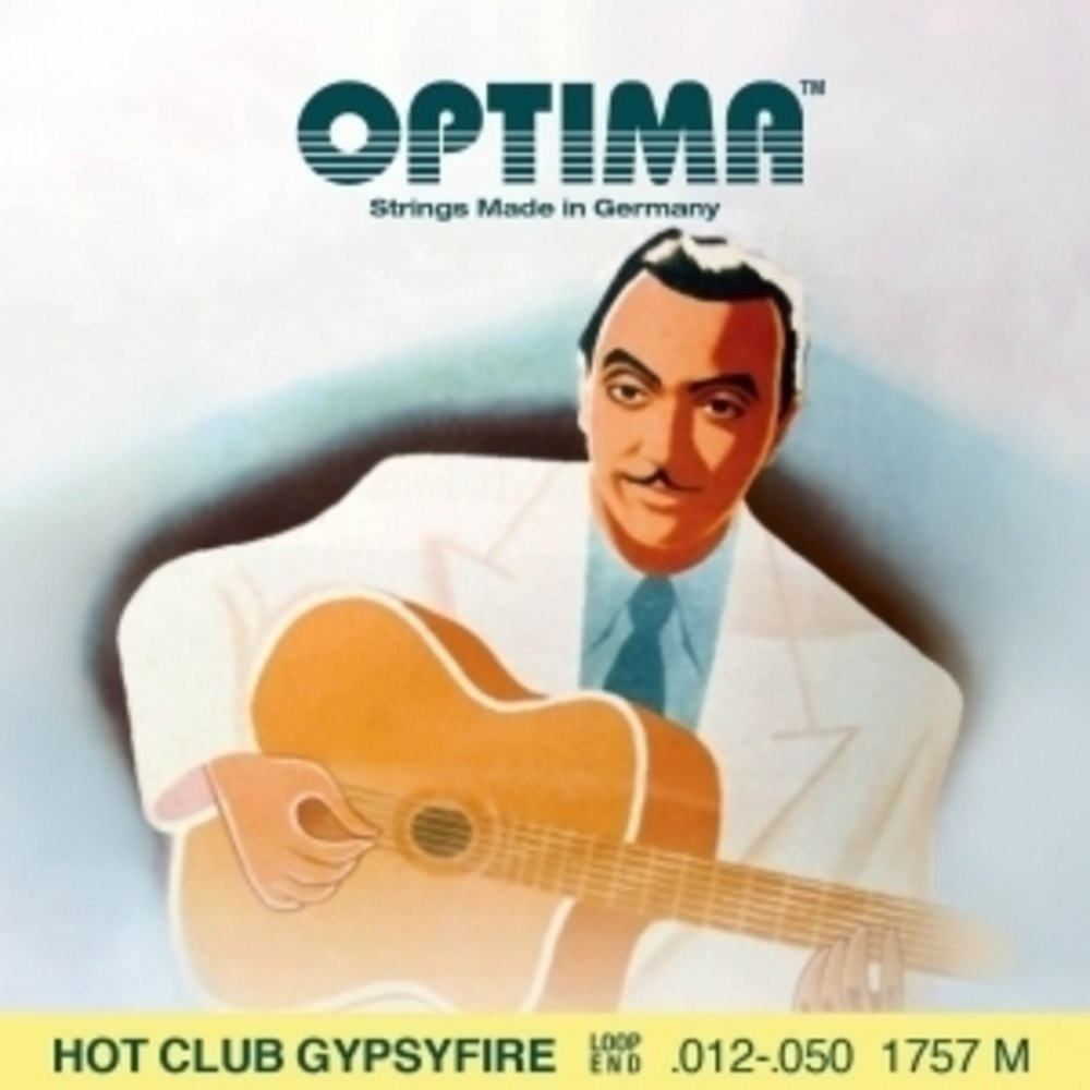 Akustisen kitaran kielet Hot Club Gypsyfire, hopeoitu Kielisarja, lenkkipää