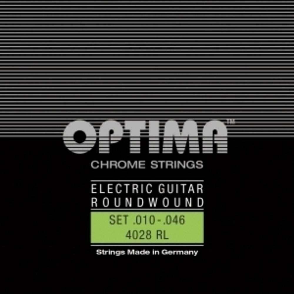 Optima Chrome Strings Round Wound -sähkökitarankielet