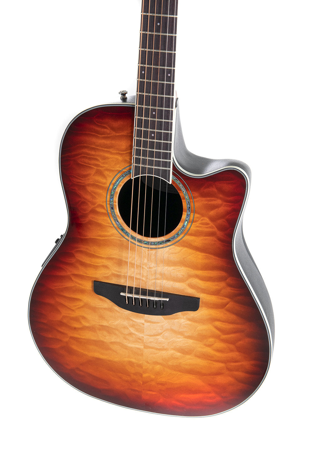 Elektro-akustinen kitara Celebrity Standard Plus Mid Cutaway Cognac Burst Gloss