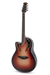 Ovation Celebrity Elite Plus Mid Cutaway Lefthand Ruby Burst