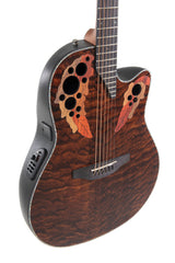 Ovation Celebrity Elite Plus Mid Cutaway Dark Tiger Eye