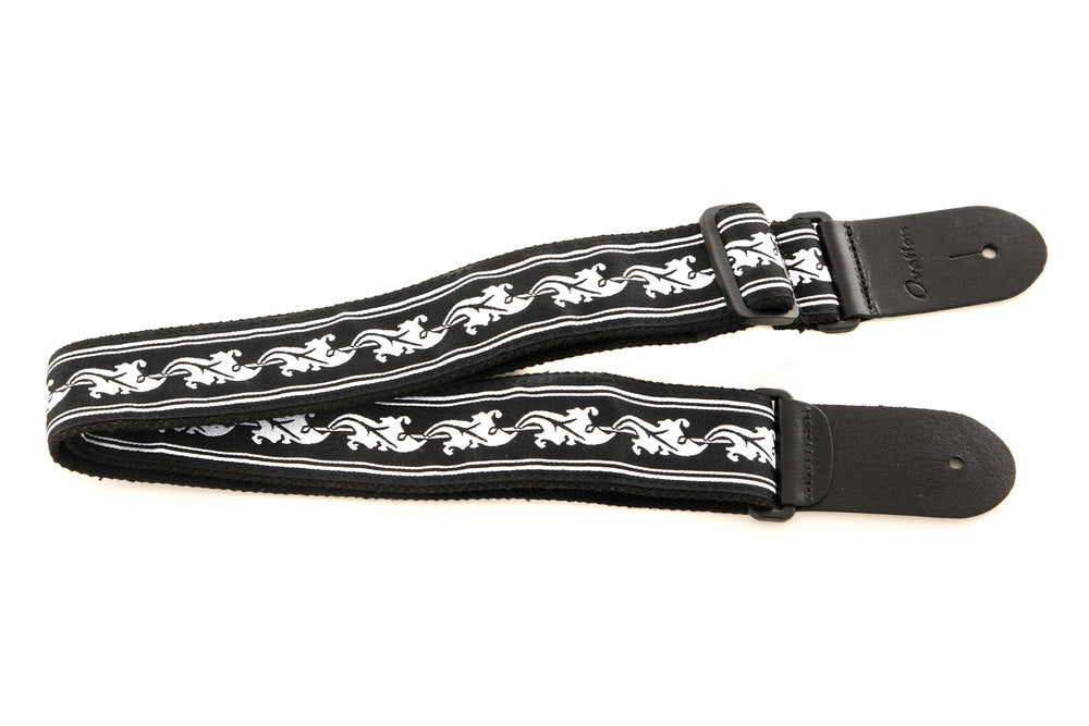 Kitarahihna Signature Nylon Valkoinen/Musta (531700)
