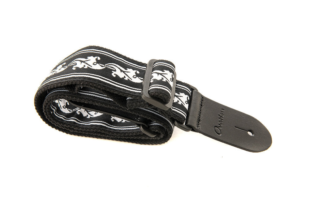 Kitarahihna Signature Nylon Valkoinen/Musta (531700)