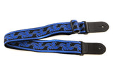 Kitarahihna Signature Nylon Regal Blue/Black (531701)