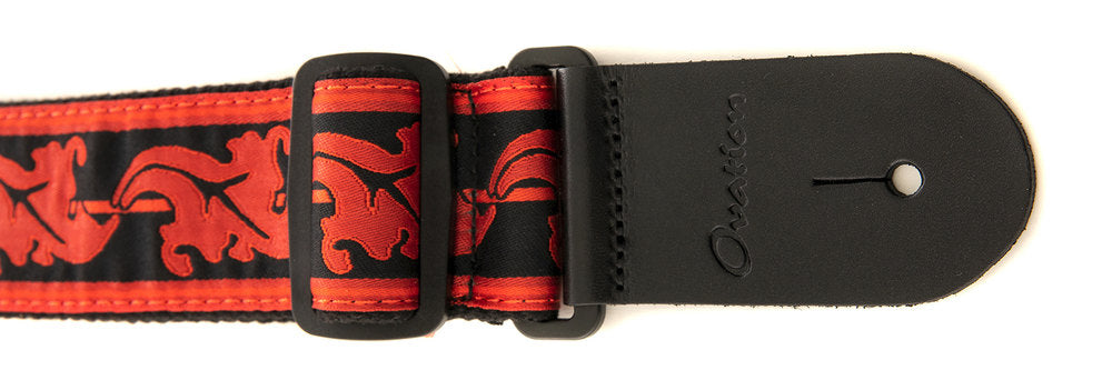 Kitarahihna Signature Nylon Ruby Red/Black (531703)