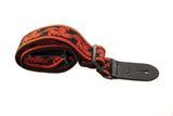 Kitarahihna Signature Nylon Ruby Red/Black (531703)