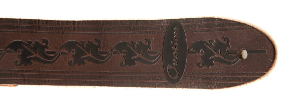 Kitarahihna Premium nahkaa Chocolate (531725)