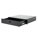 19" 1U Rack Drawer 2 U steel