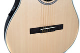 Applause E-Akustinen klassinen kitara AB24CII  Mid Cutaway Nylon, natural satin