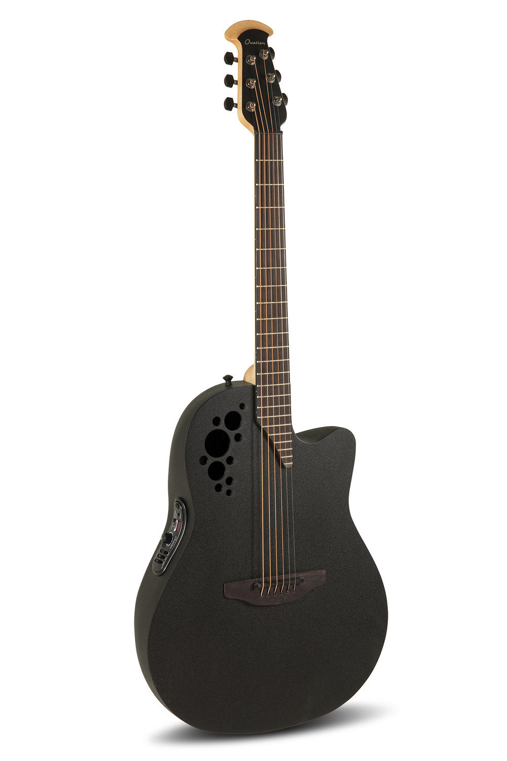 Elektro-akustinen kitara Elite TX Mid Cutaway Black Textured