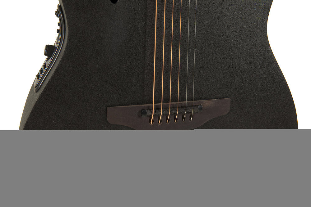 Elektro-akustinen kitara Elite TX Deep Contour Cutaway Black Textured