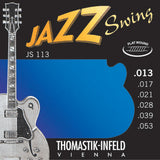 Sähkökitaran kielet Jazz swing series nickel flat wound - Hiottu Sarja