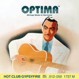 Akustisen kitaran kielet Hot Club Gypsyfire, hopeoitu Sarja