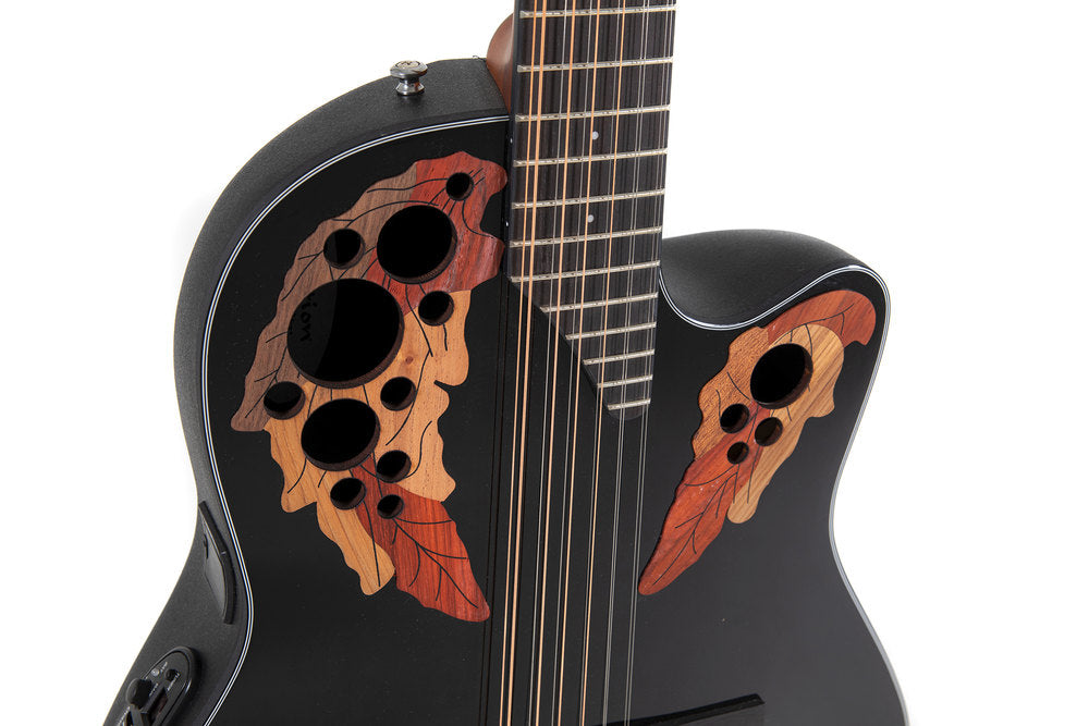 Celebrity Elite Mid Cutaway 12-string Black