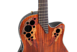 Ovation Celebrity Elite Plus Mid Cutaway Figured Koa