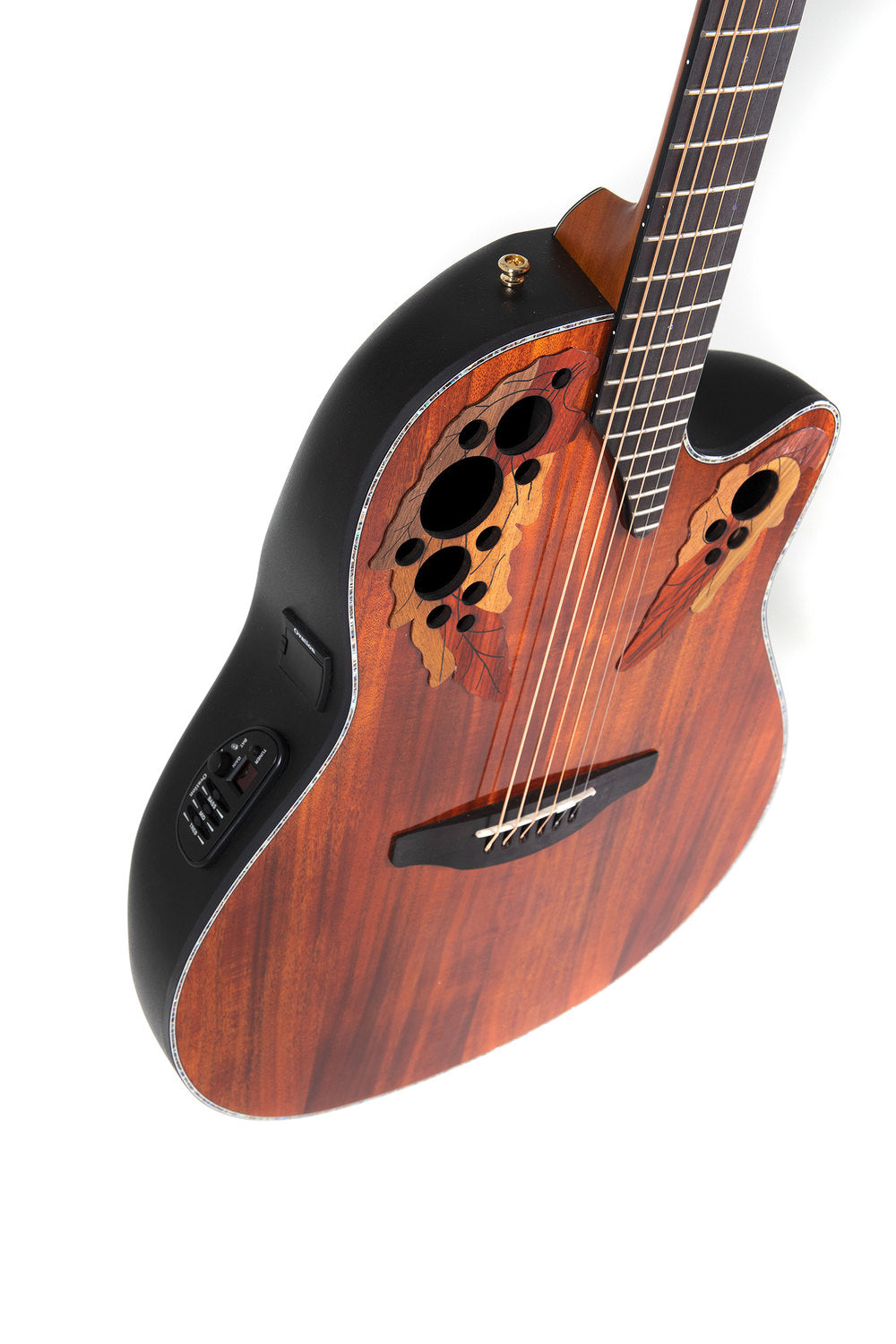 Ovation Celebrity Elite Plus Mid Cutaway Figured Koa