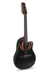 Ovation Celebrity Elite Mid Cutaway 12-string Black