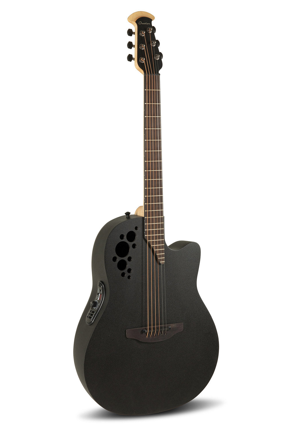 Elektro-akustinen kitara Elite TX Deep Contour Cutaway Black Textured