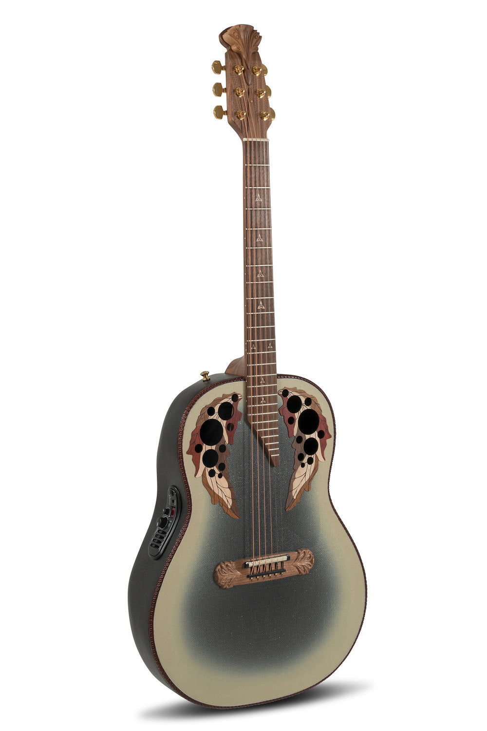 Elektro-akustinen kitara 1687GT Deep Non-Cutaway Reverse Beige Burst